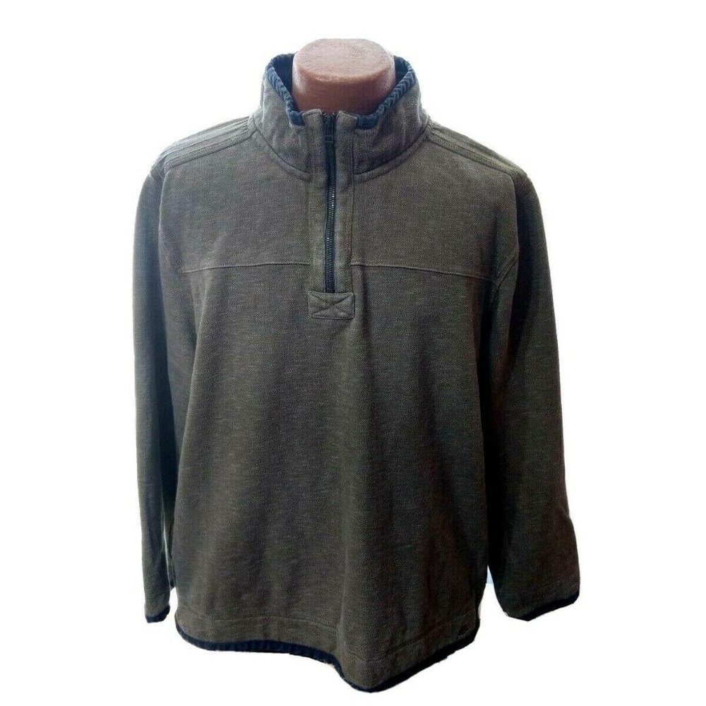 Mantaray Jumper Size XL Shirt 1/4 Zip Sweatshirt